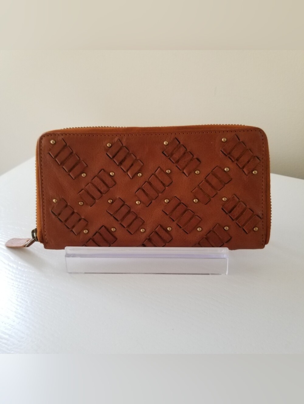 Vilenca Leather Zip Around Wallet NWOT